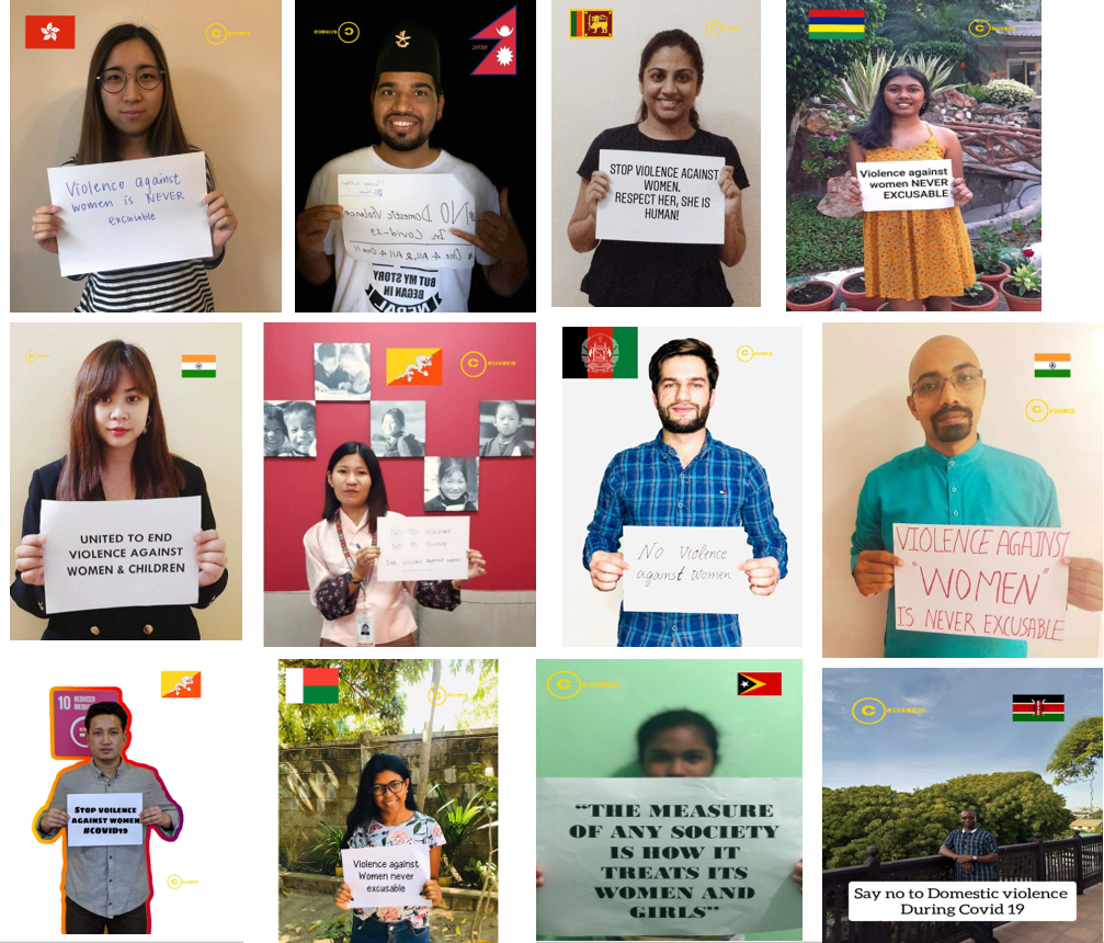 International Campaign to stop violence against women and girls during covid19